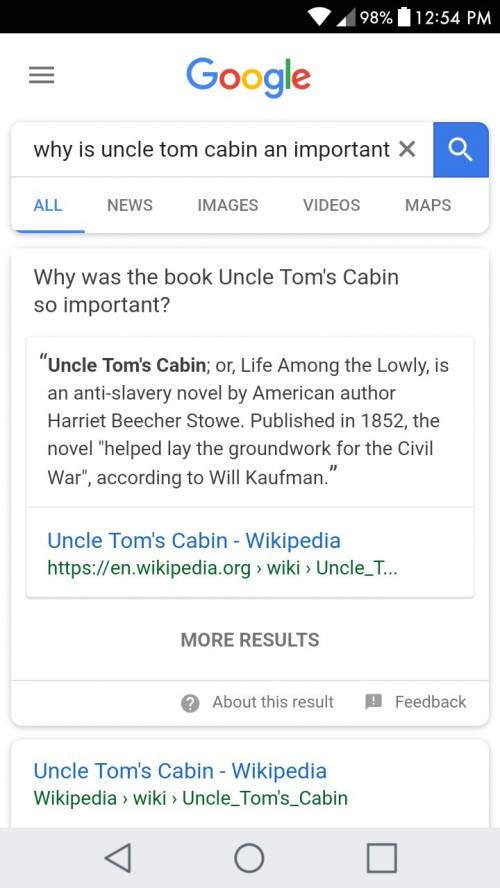 Why is uncle toms cabin an important piece of literature
