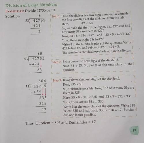 How do i solve long division