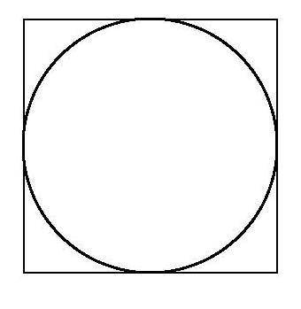 A circle is inscribed in a square. If the perimeter of the square is 40, what is the area of the cir