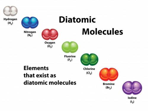 “WHICH ONE OF THESE DIAGRAMS REPRESENTS A DIATOMIC MOLECULE?”

PLEASE HELP MEGUYS!!!
THIS IS MY LAST