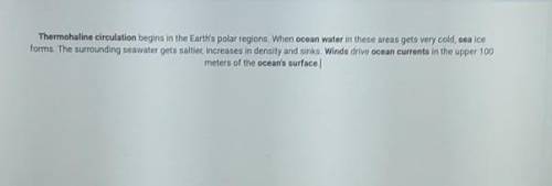 We've already studied thermohaline and deep ocean currents in the previous fluid dynamics unit. How