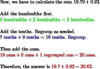 Find the sum.

eleven and eight hundredths added to two and thirty-five hundredths
The sum is ?