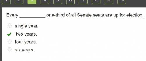￼what is the term of office for a member of the senate