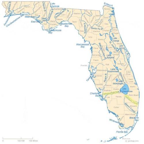 Which are actual rivers in Florida? Halacoochee Hillsborough Talakoobe Caloosahatchee