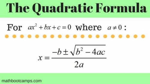 Quadratic formula

3x² + 2x + 7
x= -b + √b^2-ac
-

2a 
Can you show me step by step because I’m stil