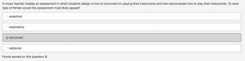 A music teacher creates an assessment in which students design a how-to document on playing their in