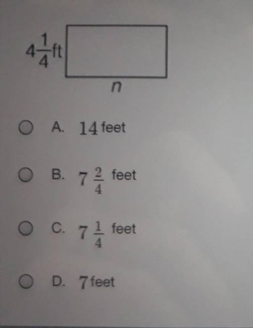 The perimeter of a rectangle shown below 23 feet what is the missing side length