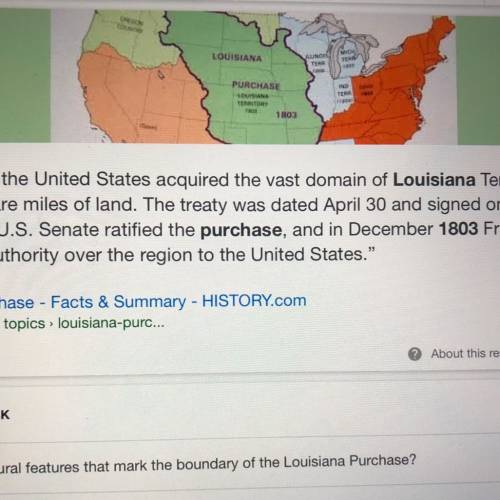 What border was set after the louisiana purchase in 1803