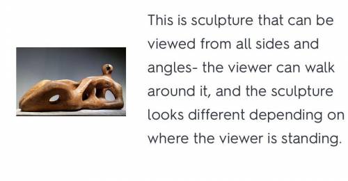 Can someone give me an example of drawing of a sculpture that can be viewed from all angles pls need