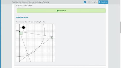 Follow these steps to construct a triangle to represent the given information:

Draw a ray in the di