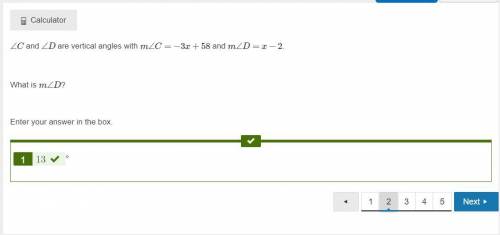 [2(x + 10)1° What is the value of x? (3x - 30) Enter your answer in the box x=