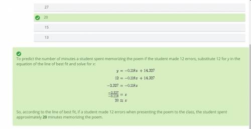 Question Category: Using Models for Data

Select the correct answer.
Mr. Walker gave his students a