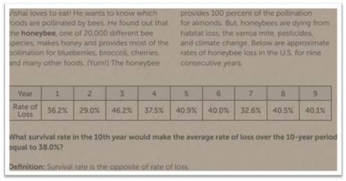 What survival rate in the 10th year would make the average

rate of loss over the 10-year period equ