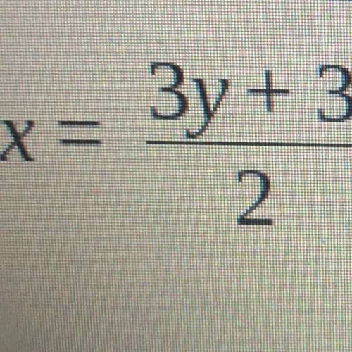 What is y = 2/3 x - 1