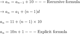 State whether each sequence is arithmetic or geometric, and then find