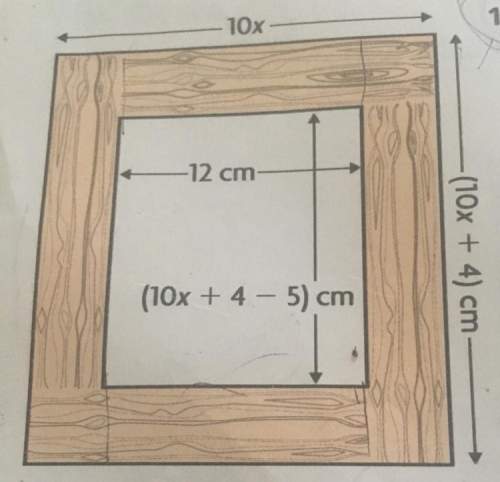 Whats the simplified expression for the area of one picture frame? (picture attatched)