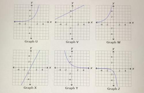 Which graphs represent functions with the following key features?  • positive on (-infin