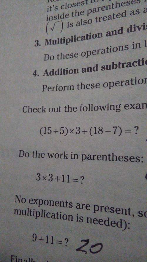 Where do i start because there are two pairs of parentheses but i think i state with division right?