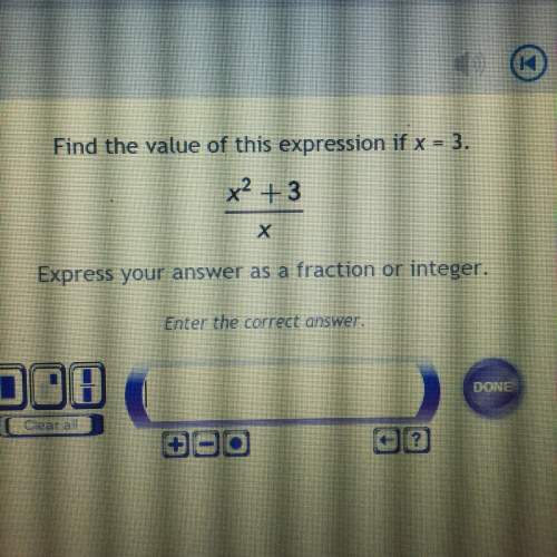 Find the value of this expression if x=3  #algebra2