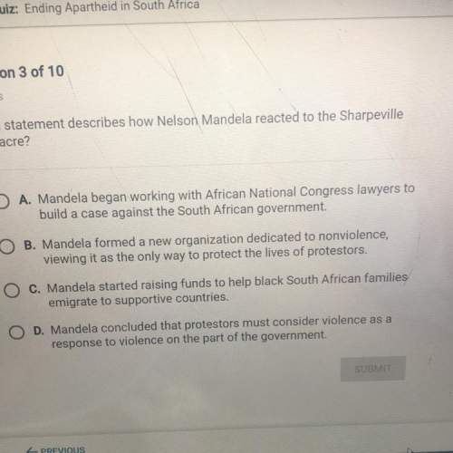 Which statement describes how nelson mandela reacted to the sharpeville massacre
