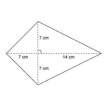 Find the area of the figure. assume the figure is made up of triangles.  a.&lt;
