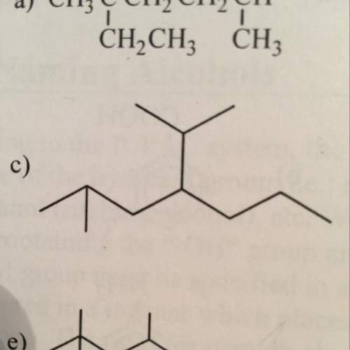 What is the iupac name for the following compound (problem c)