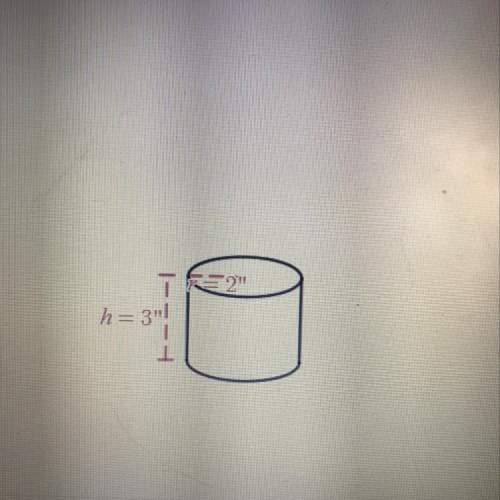 Can you find the volume of this cylinder for me ? ?