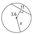 Geometry ? what is the value of x to the nearest tenth?
