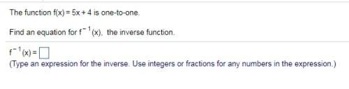 2.7 q2 find an equation for the inverse function.