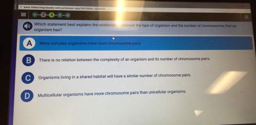Which statement best explains the relationship between the type of organism and the number of chromo
