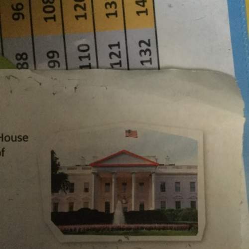 Look at the triangle on the top of the white house in the photo. describe the size and angles of the