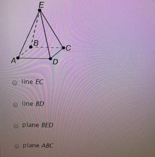 What is the intersection of planes dec and bec? picture attached