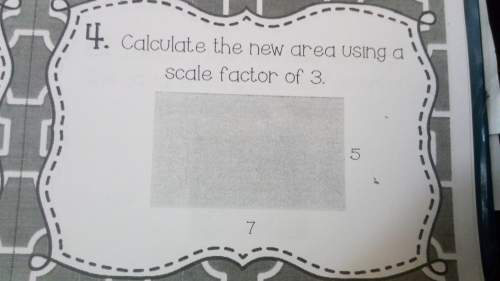Calculate the new area using a scale factor of 3.