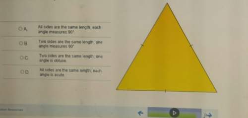 Which best describes this triangle? click to see answers and angle zoom in of need to