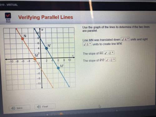 Verifying parallel lines  can somebody explain this to me