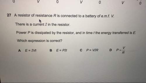 Power resistance voltage current question. explanation as to why the answer is a?