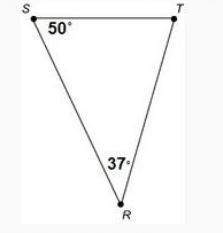 Which list gives the side lengths of the triangle in order from shortest to longest?  a. st,tr