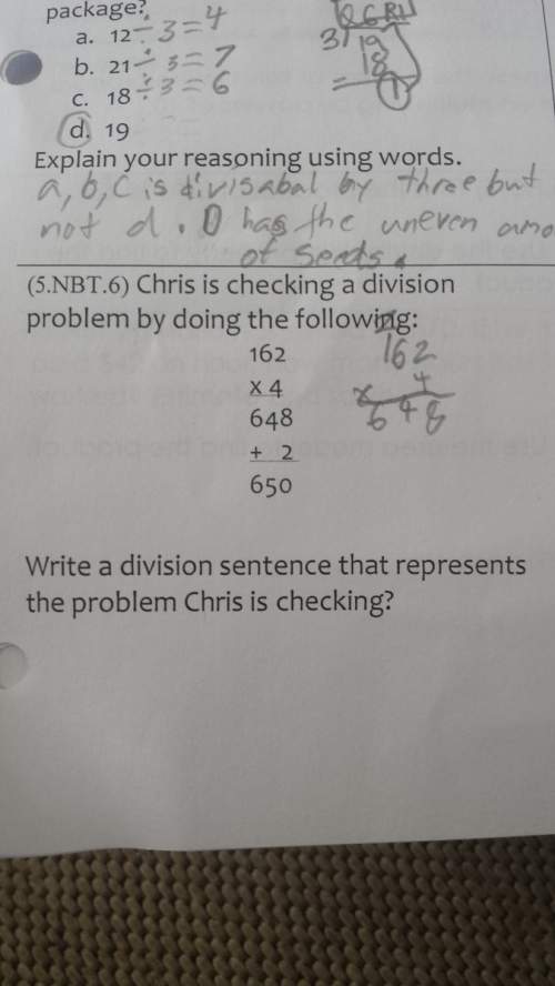 Where did the 2 come from and explain how you would write a division sentence
