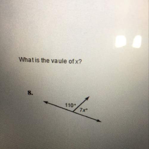 What is the value of x? and what is the missing angle value?