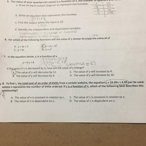 Ineed with question number 8 about functions with graphs