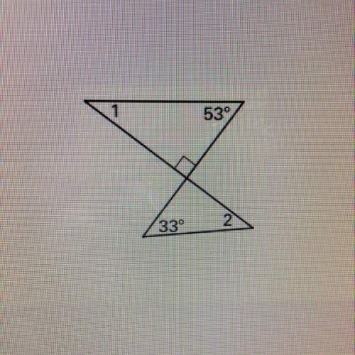 Find the measures of the numbered angles. &amp;