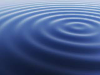 The above photo of ripples of water demonstrates a  a. a compression wave that compresse