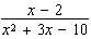 Simplify the rational expressions. state any excluded values. show your work. 8. &lt;