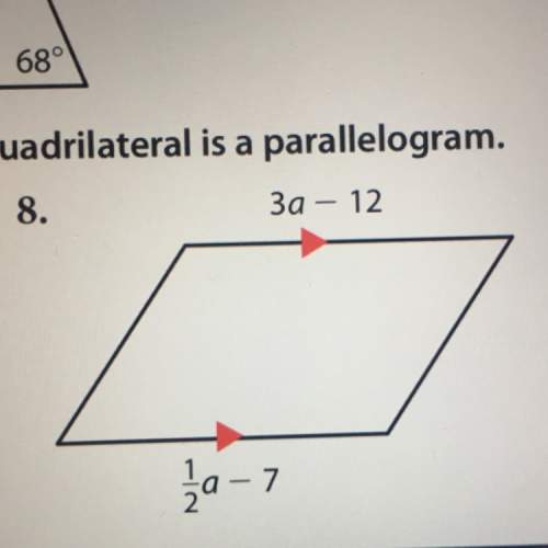 Find the value of each variable that ensures that each equilateral is a parallelogram