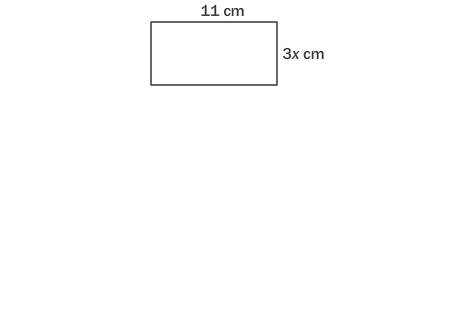 The perimeter of the rectangle is 34 cm. find the value of x. a. 2 b.