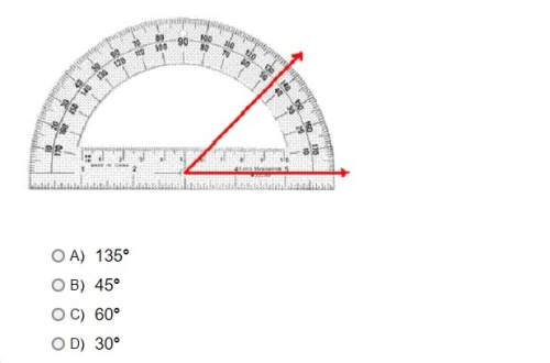 What is the measure of the angle?  best explained and correct answer gets full stars and