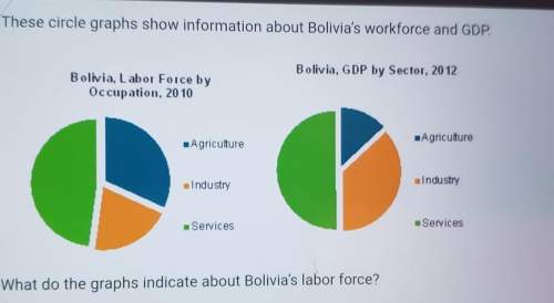 What do the graphs indicate about bolivia's labor force? few people in bolivia work in s