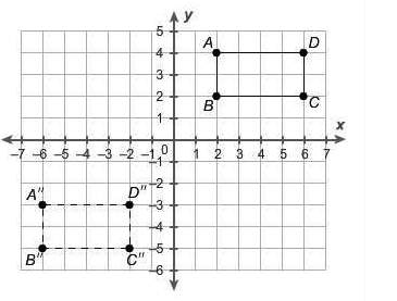 Rectangle abcd is congruent to rectangle . which sequence of transformations could have