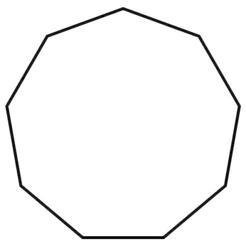 What is the smallest angle of rotational symmetry that maps a regular nonagon (9 sides) onto itself?