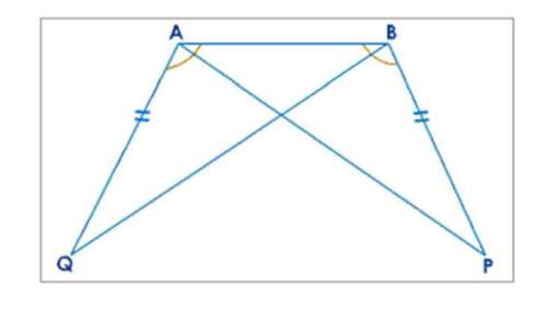 Write a congruence statement for the pair of triangles. with explanation .